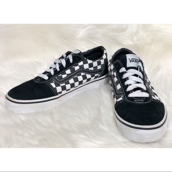 VANS Primary Check Old Skool Shoe - Picture 3 of 6